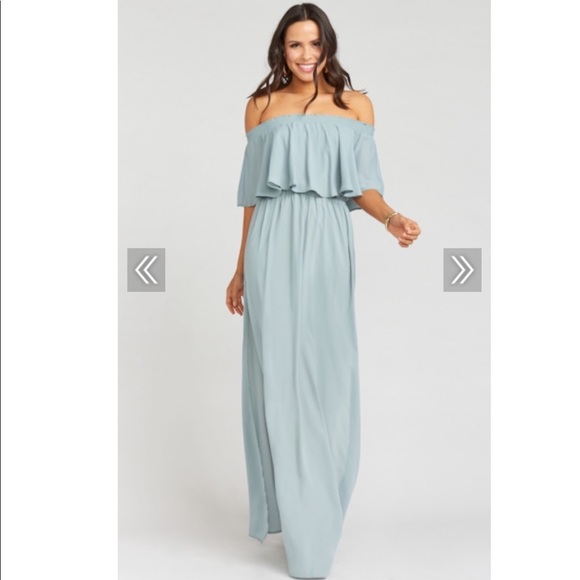 hacienda maxi dress silver sage crisp